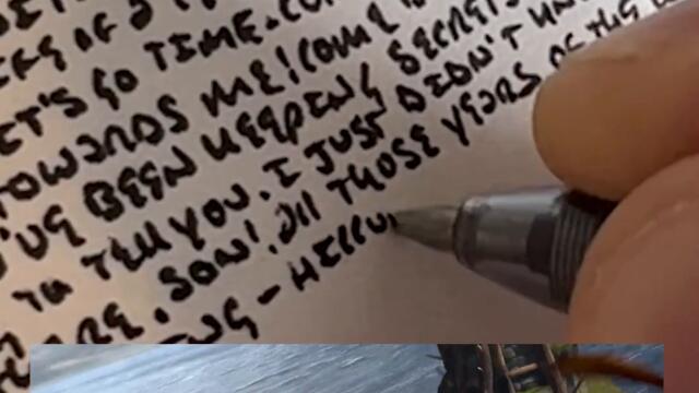 I like to handwrite out full movie scripts to create portraits (HOW TO TRAIN YOUR DRAGON