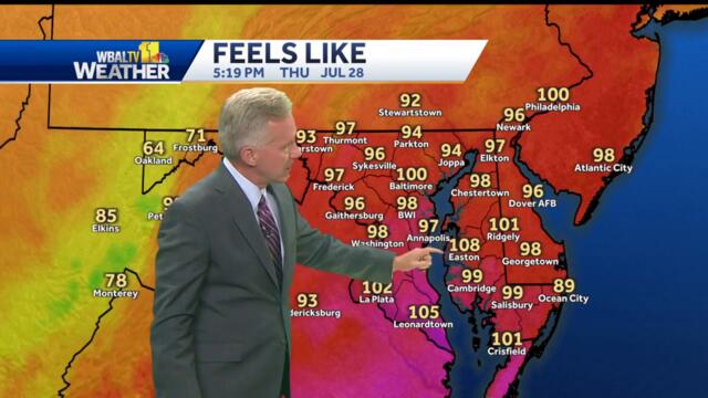 Strong storms make return Friday in Maryland