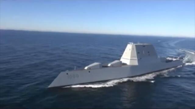 USS Zumwalt DDG 1000 Underway (2015)