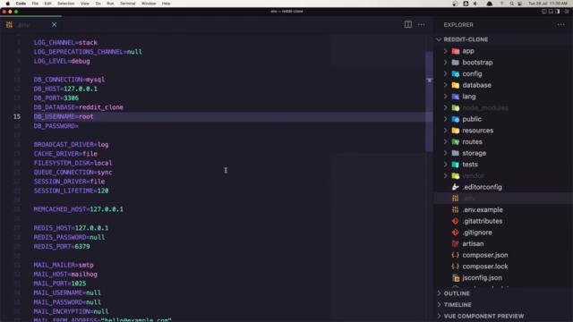 3 Create Models and Migrations - Full Stack Reddit Clone with Laravel InertiaJS