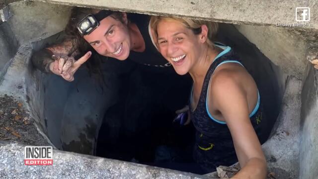 Woman Crawls Through Storm Drain to Rescue Kitten