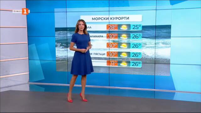 Валежи и условия за градушка днес над Западна България, Времето по БНТ