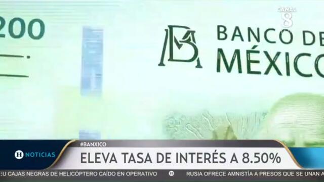 ¡Inflación golpea a la economía mexicana! El Banco de México informa que llega al 8.5% #shorts