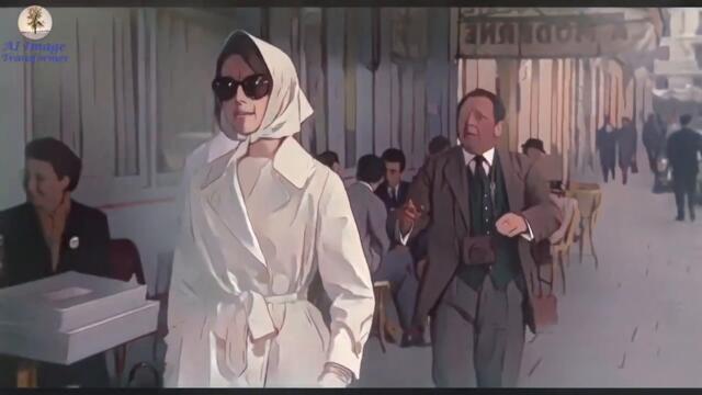 DIY Cartoon Full Classic Movie-Charade 1963, Audrey Hepburn, Cary Grant 1963 Part13