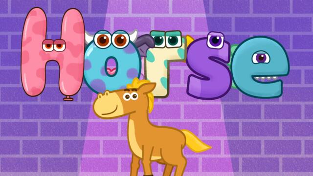 Animals song for kindergarten - Guess the animal! English game Nursery rhymes