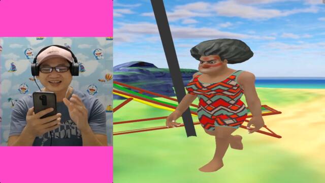 BẢO BẢO TROLL KHUÔN MẶT CÔ GIÁO ĐEN THUI KHI ĐI TẮM BIỂN | PRANKSTER 3D | GAME TROLL CÔ GIÁO BÁ ĐẠO