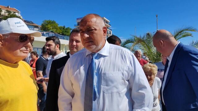 Посещението на Бойко Борисов в Поморие