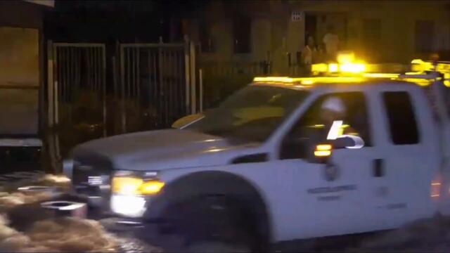 California Emergency, Heavy Rain With Hurricane Causes Floods In California