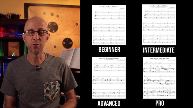 How To Play The Real Book - Pro Level - Some Day My Prince Will Come - Jazz Piano Tutorial