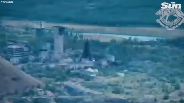 Ukrainian special ops troops take out Russian lookout tower with missiles