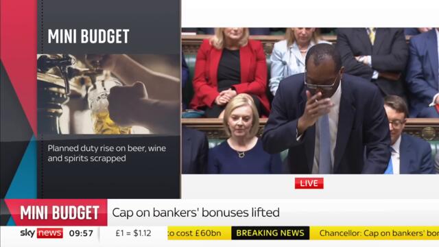 Mini-budget: Chancellor Kwasi Kwarteng announces major tax cuts