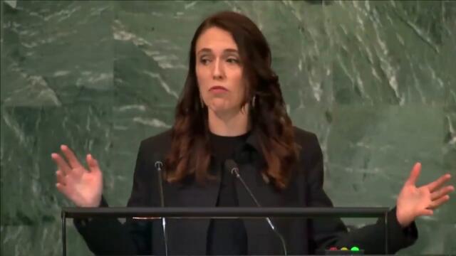 PM Jacinda Ardern calls internet freedom a “weapon of war” in most recent UN speech.