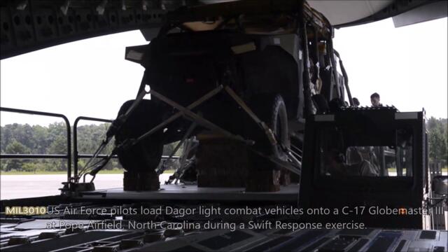 US Army, NATO. US Airborne and British Army soldiers land in Latvia.