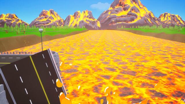 Funny Vehicles vs Lava Crosses Bridge Compilation | Funny Videos 2022 | BeamNG.Drive Trucks Videos