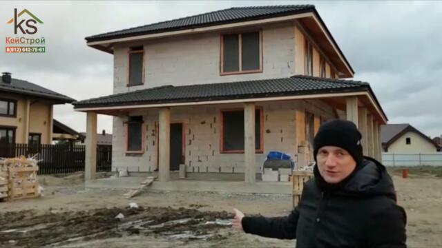 Видео отзыв клиента [Газобетонный дом в Манушкино] Строительство частного дома из газобетона в СПб