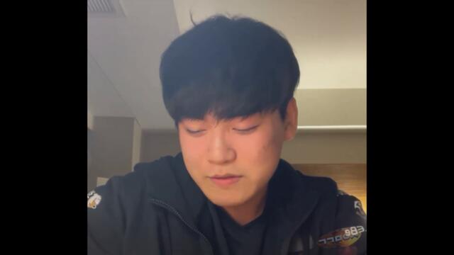 롤드컵 결승전이 끝나고 라방 킨 구마유시