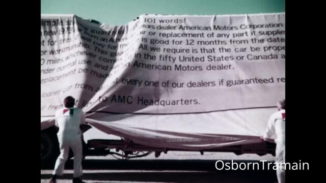 1973 AMC Full line Commercial - Gremlin Matador Hornet Ambassador Javelin Bert Freed