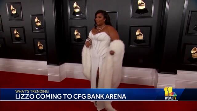 Lizzo coming to CFG Bank Arena in Baltimore in May