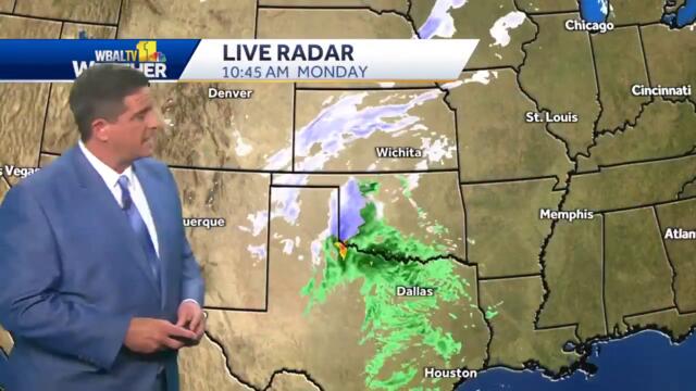 Cold enough for snow (in Western Maryland) Tuesday?