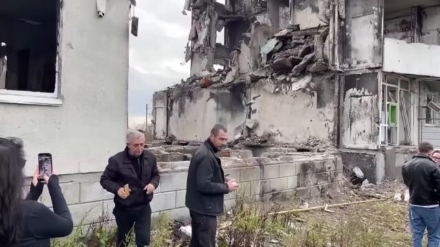 Banksy’s Work Appears in Ukraine