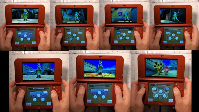 Sweet Victory from Spongebob, played on instruments in Majora's Mask 3DS