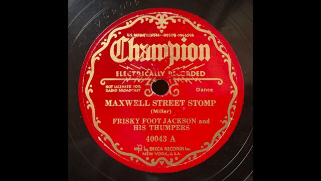 King Mutt and His Tennessee Thumpers - "Maxwell Street Stomp" (1929)