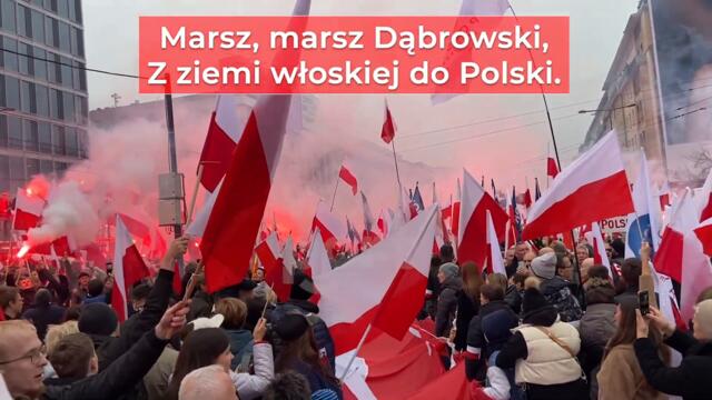 ГІМН ПОЛЬЩІ З ТЕКСТОМ (Включи субтитри)