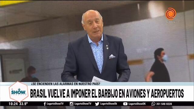 Brasil vuelve a imponer el barbijo en aviones y aeropuertos