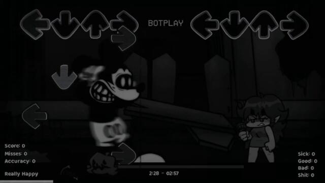 Really Happy 2K22 But Mickey Mouse VS Demon GF! | Friday Night Funkin