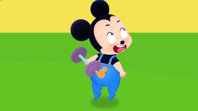 Mickey Mouse & Minnie Mouse - Mickey's Has Bad Breath | Wheels On The Bus + Baby Shark - Kids Songs