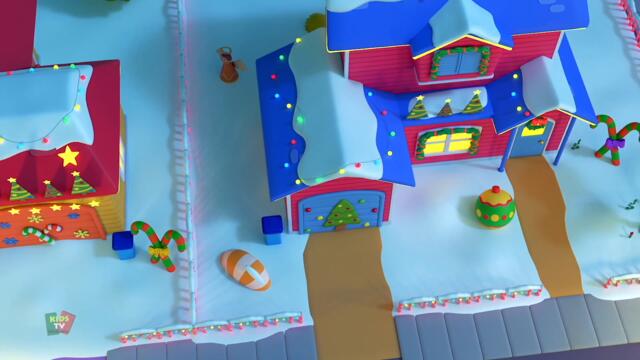 Дрънкащи звънчета Коледна песен и анимационен филм за деца на английски