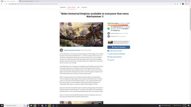 22,222 signatures and CA responds