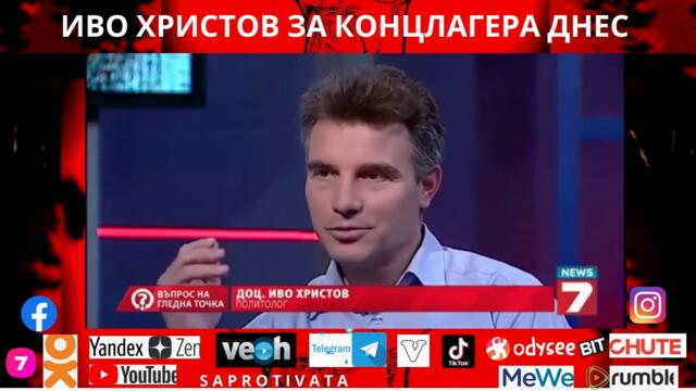 ИВО ХРИСТОВ ЗА КОНЦЛАГЕРА ДНЕС