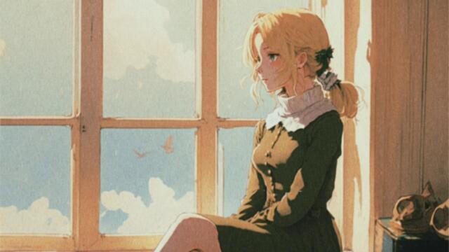 phoebe & the monkey god - the girl jumped and danced around.