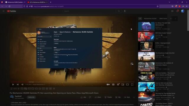 Praise the omnissiah, i got darktide to work.