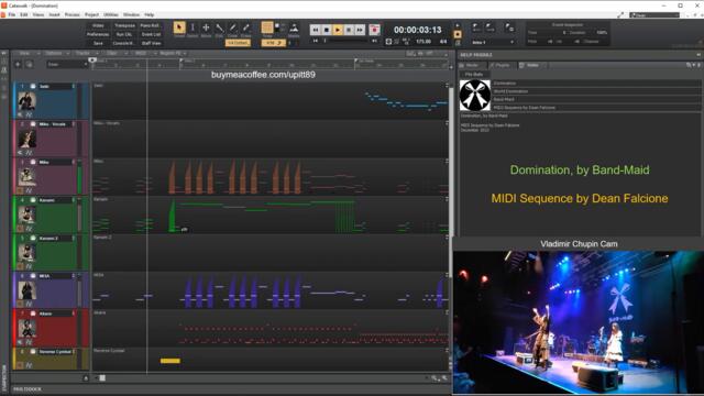 Band-Maid / Domination - The MIDI Sequence