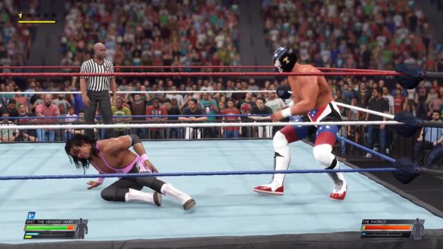WWE 2K22 - In Your House Rematch - Bret Hart vs The Patriot