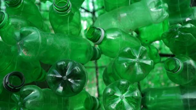 ‘Evergreen’ Is Made of 110,000 Old Plastic Bottles