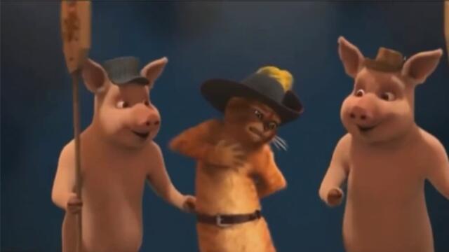 Shrek Donkey Fiona and Puss In Boots Uberduck Ai Voice We Don't Talk About Bruno Encanto Meme