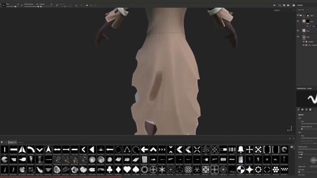 Stylized Cloth Texturing in Substance Painter | Full Progress, Timelaps X2