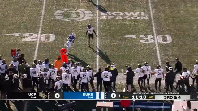 Military Bowl: UCF Knights vs. Duke Blue Devils | Full Game Highlights