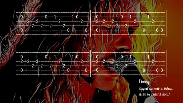 Metallica - The Unforgiven [Full Tab for One Guitar (Rhytm, Solo, Vocal)] Fingerstyle by Ebunny