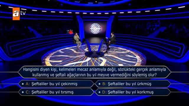Başarılı yarışmacı 200 bin TL’lik soruyla karşı karşıya… - Kim Milyoner Olmak İster? 1026. Bölüm