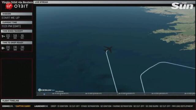 Virgin Orbit rocket takes off from UK spaceport – but FAILS to reach orbit