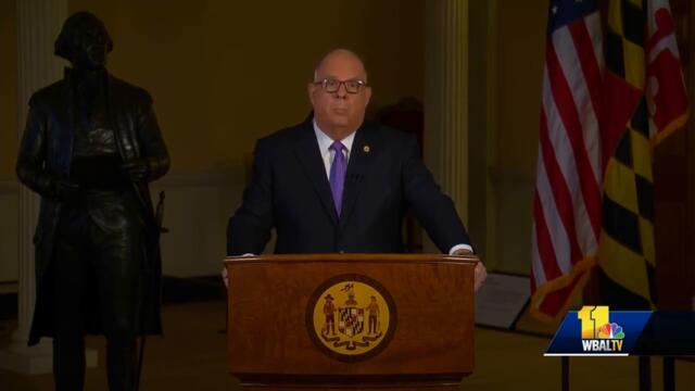 Raw: Gov. Larry Hogan delivers farewell remarks to Marylanders