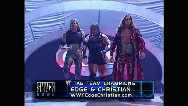 Kane & The Undertaker vs Christian & Edge Main Event (SD 19.04.2001)