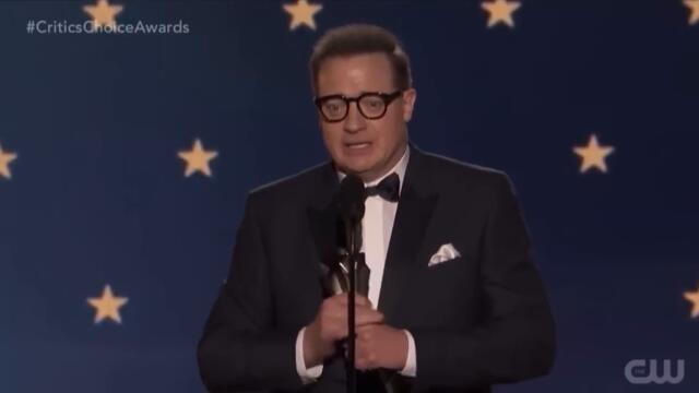 Brendan Fraser Critics Choice awards 2023 speech