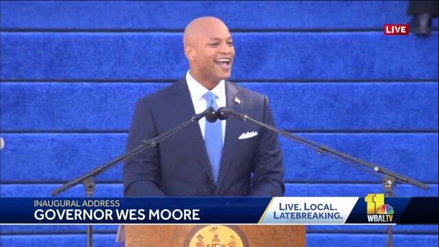 Raw: Gov. Wes Moore's 2023 inaugural address