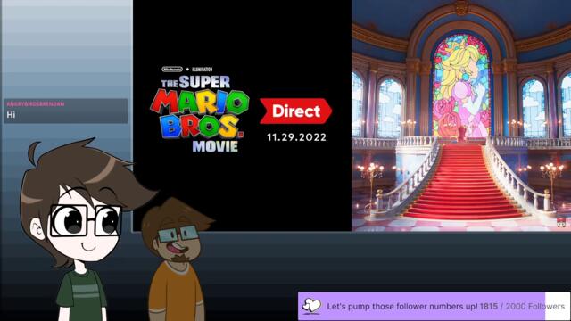 Reacting to the new Mario movie trailer direct! _ PNGtuber _ Vtuber - 11of20