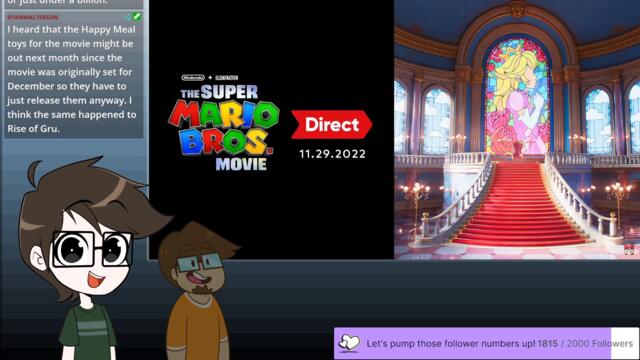 Reacting to the new Mario movie trailer direct! _ PNGtuber _ Vtuber - 13of20